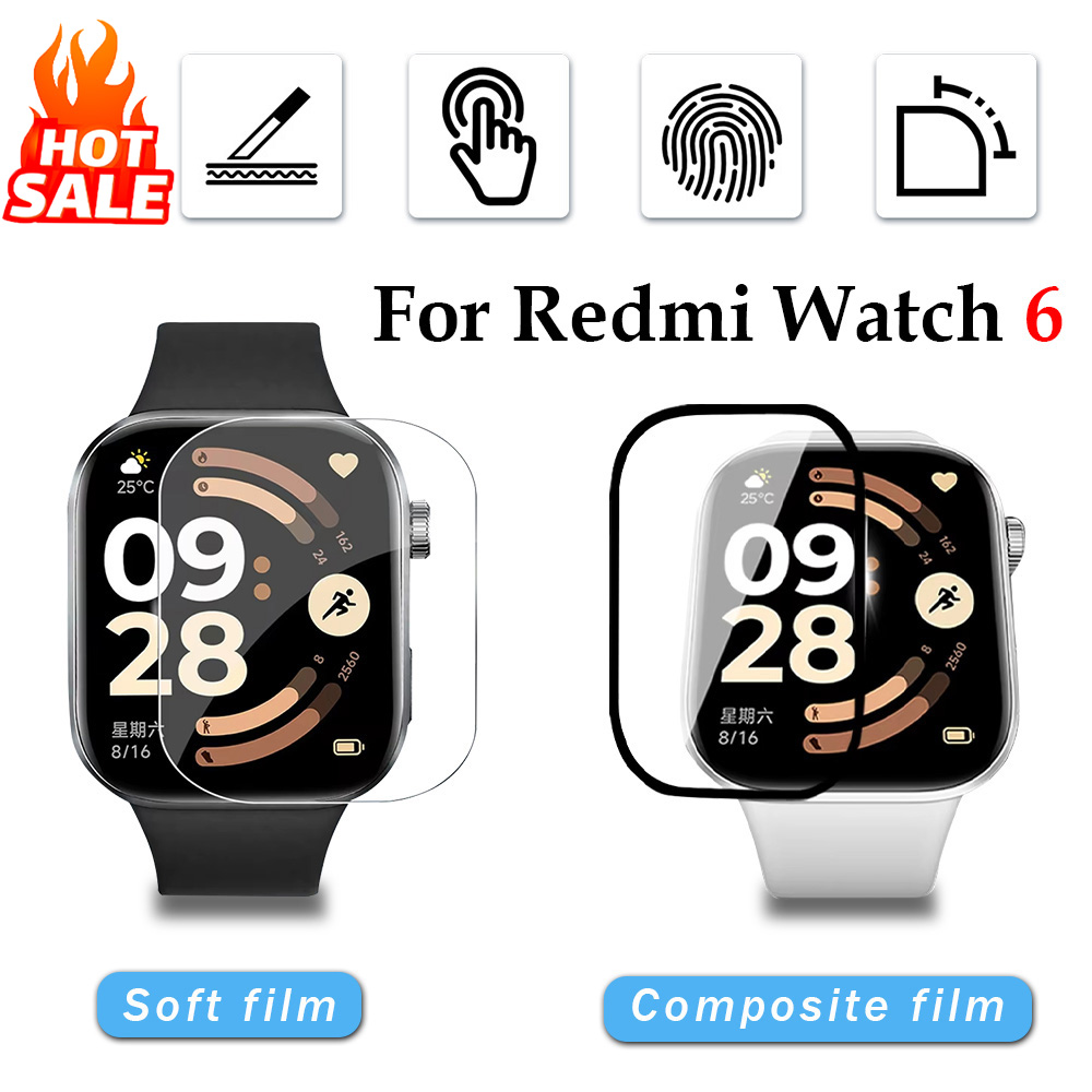 1-5Pcs Soft Film for Xiaomi Re - Smartwatch Screen Film 评论和价格