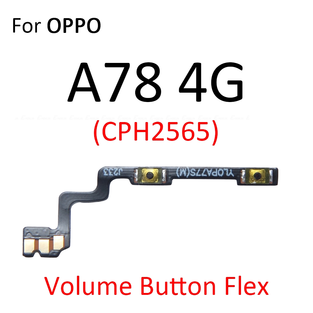 Mute Switch Power Key For OPPO - Oppo A78 评论和价格