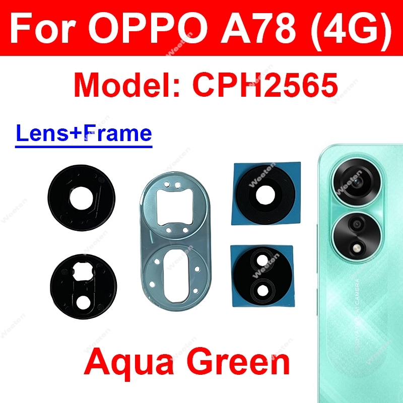 Main Back Camera Glass Lens Fr - Oppo A78 评论和价格