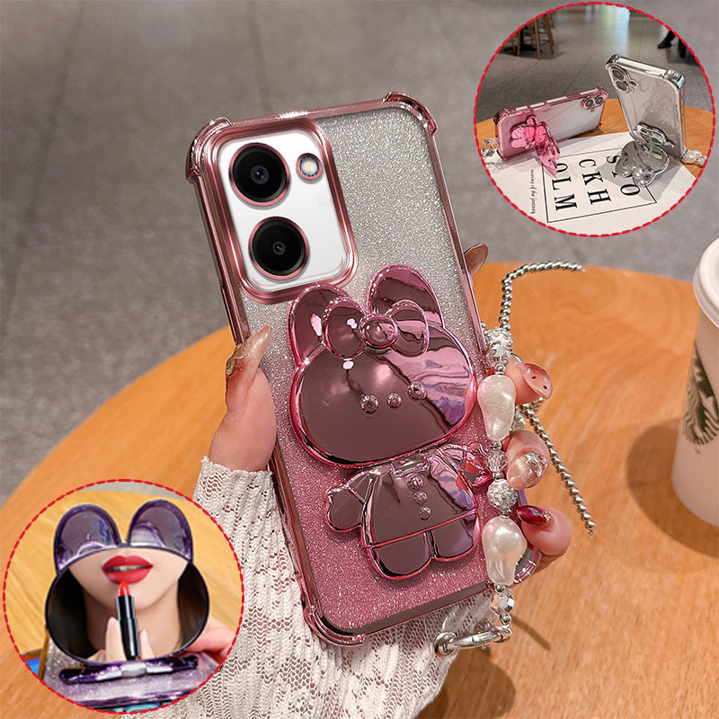 Fashion Cute 3D Bunny Mirror S - Vivo Y28 评论和价格