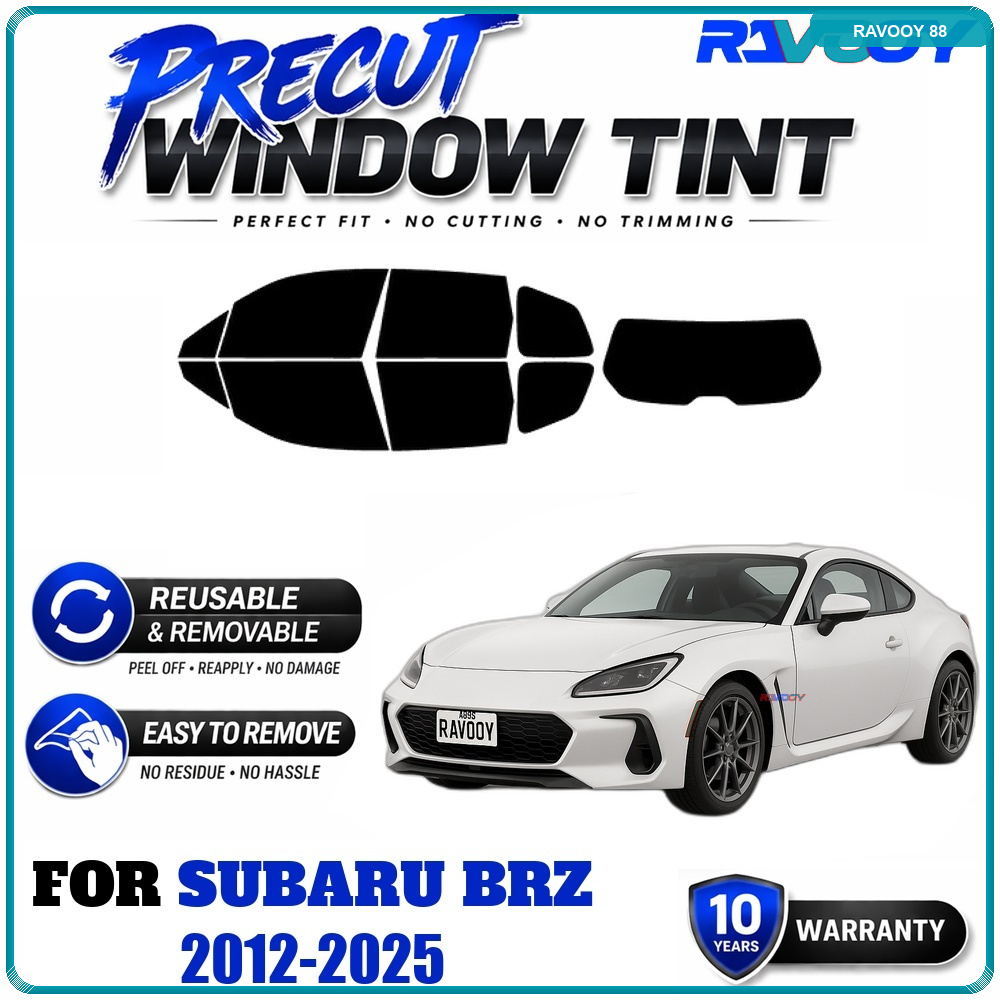 RAVOOY Precut Window Tint, Reu - Air Bubble Remover 评论和价格