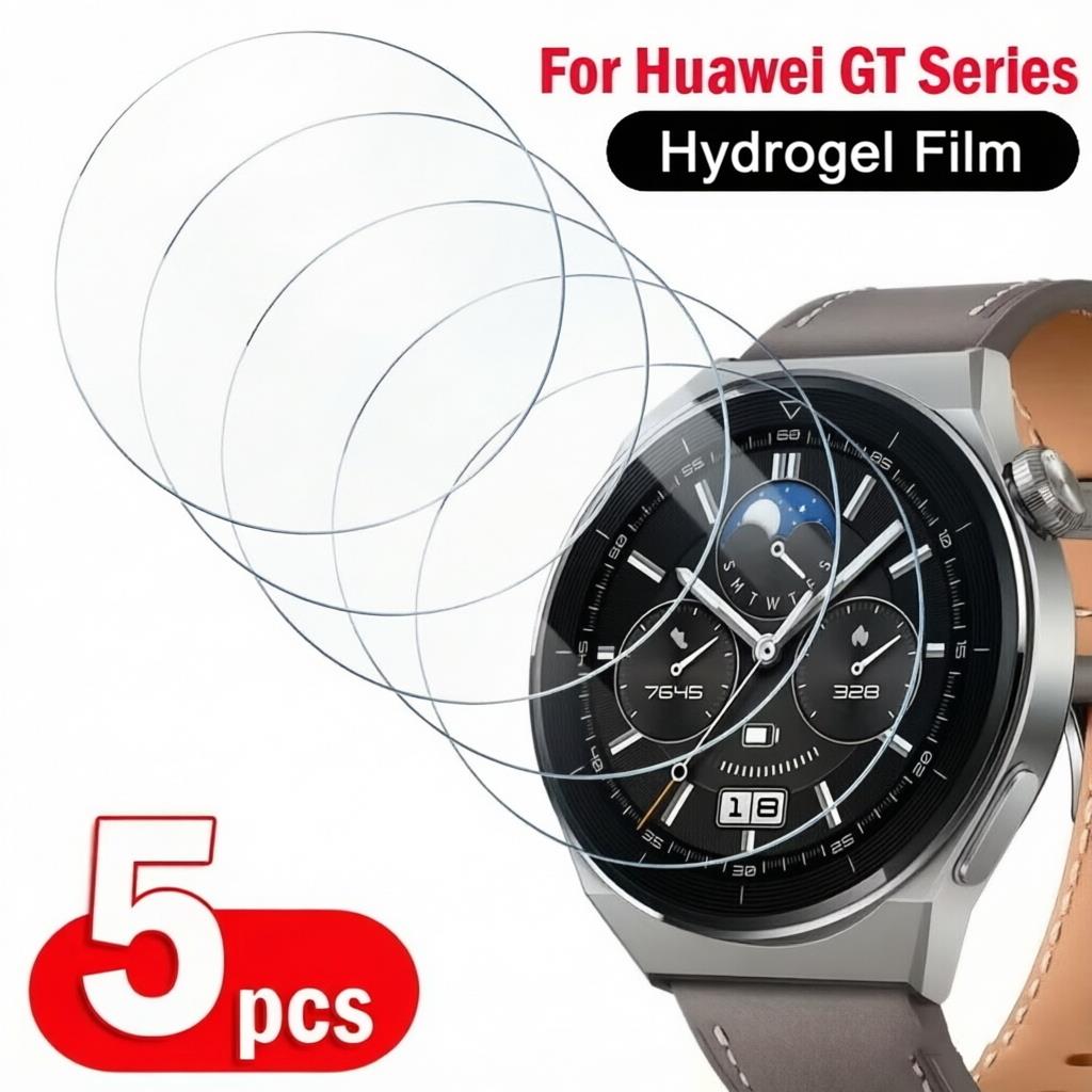 1-5Pcs Hydrogel Film For Huawe - Smartwatch Screen Film 评论和价格
