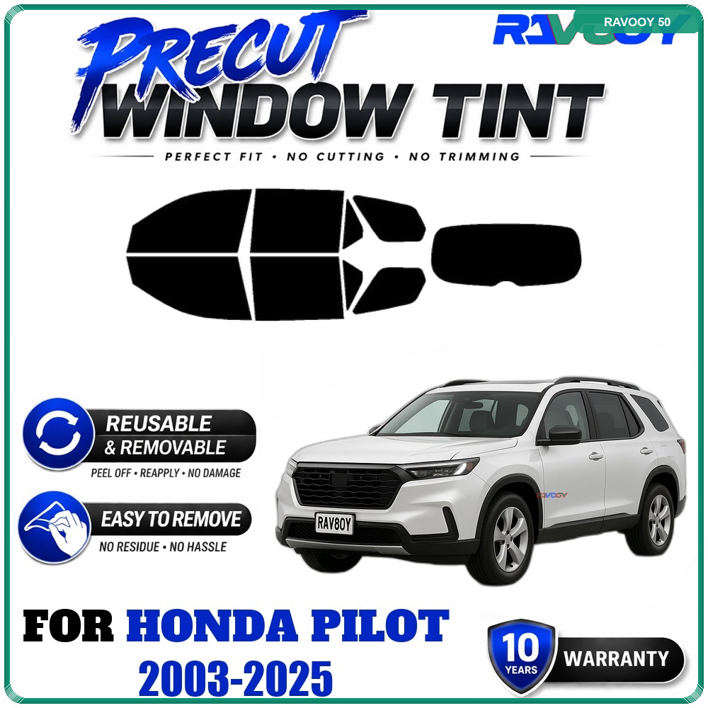 RAVOOY Precut Window Tint, Reu - Air Bubble Remover 评论和价格