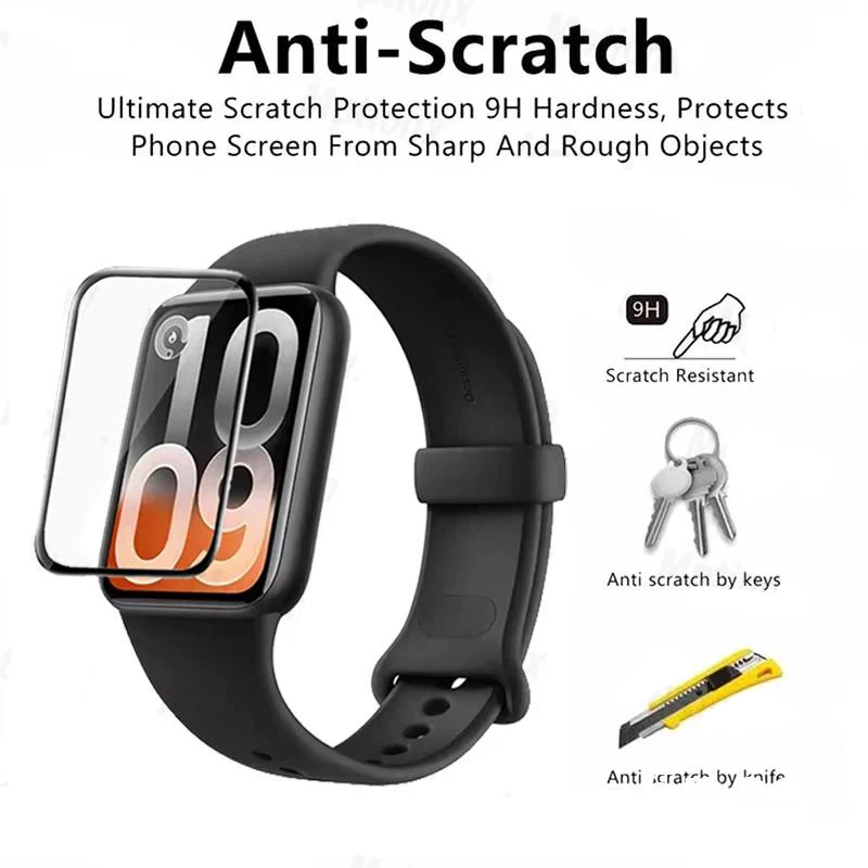 1-5PCS For Xiaomi Mi band 10 P - Smartwatch Screen Film 评论和价格