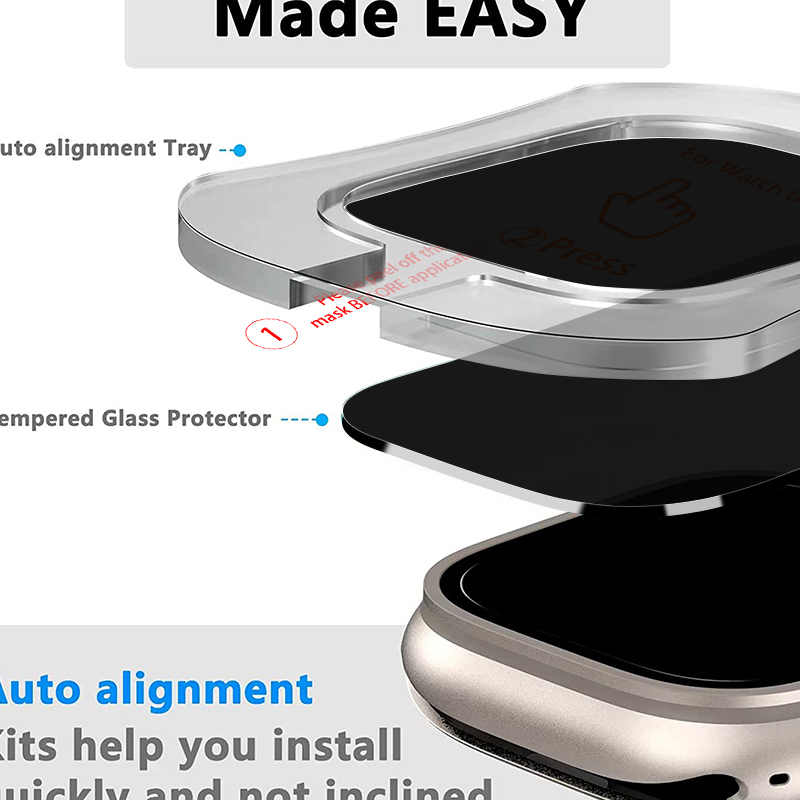 Privacy Screen Protector Film  - Screen Alignment Tool 评论和价格