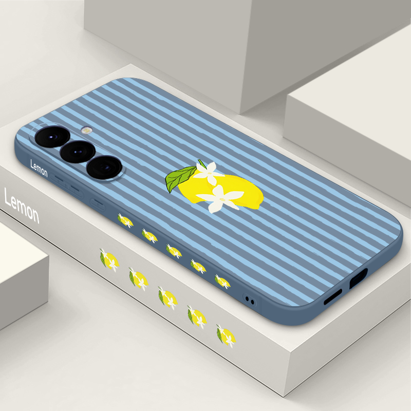 Stripe Lemon Print TPU Phone C - Samsung Galaxy A55 评论和价格