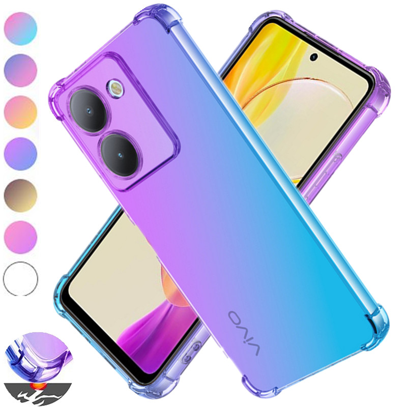 Shockproof Gradient TPU Case f - Vivo Y28 评论和价格