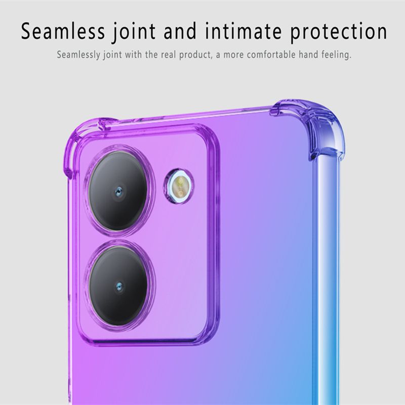Shockproof Gradient TPU Case f - Vivo Y28 评论和价格