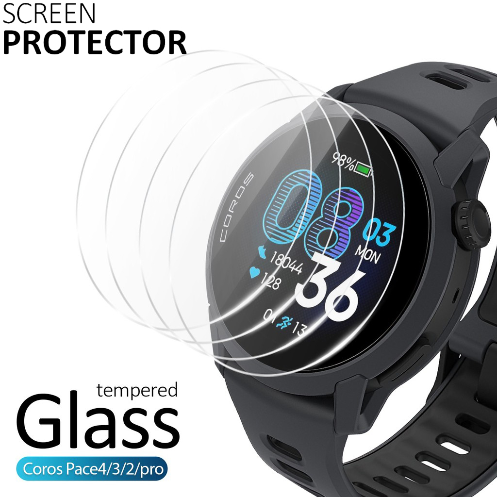 2Pcs Watch Protectors for Coro - Tempered Glass Screen 9H 评论和价格
