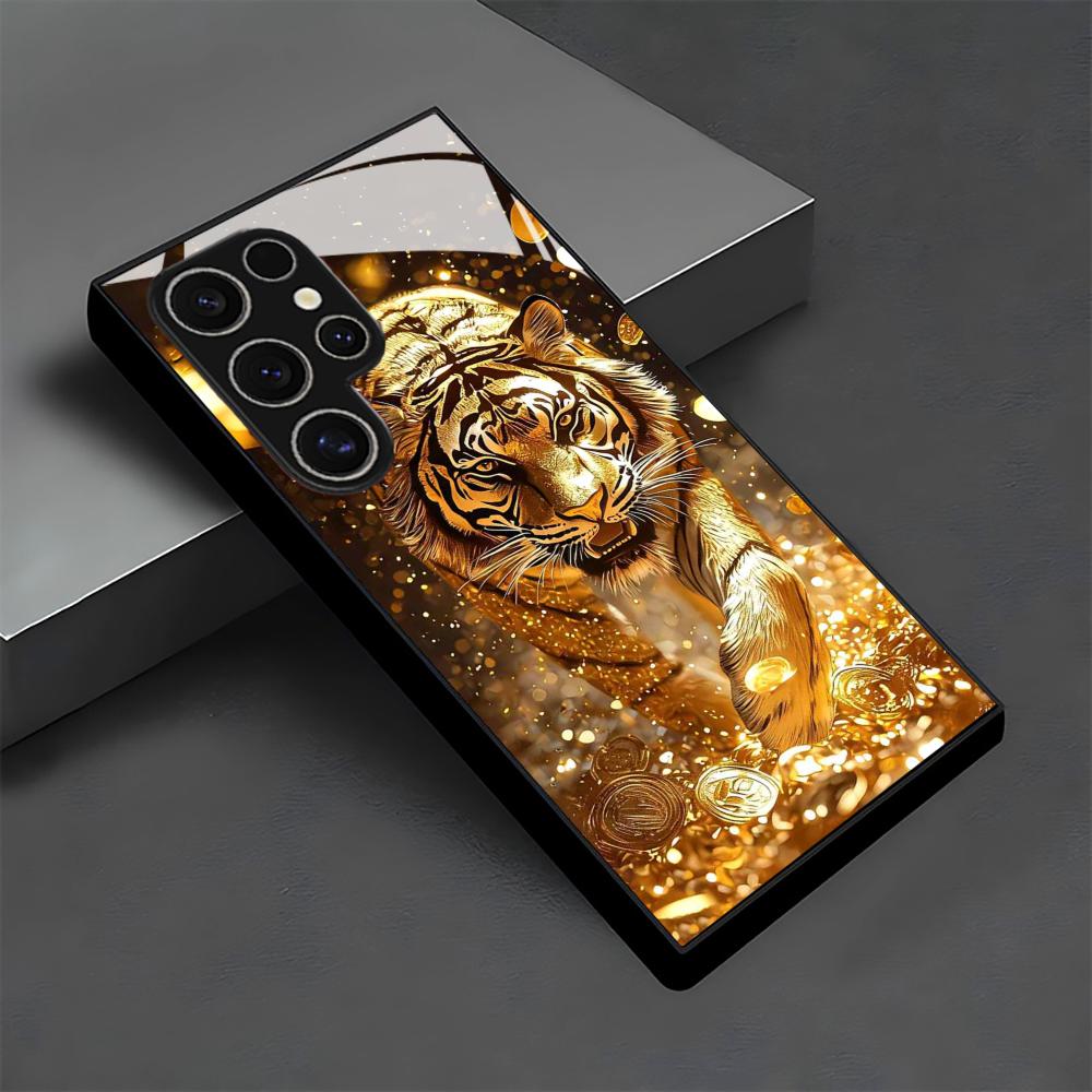 Tiger pattern glass Phone Case - Samsung Galaxy S24 评论和价格