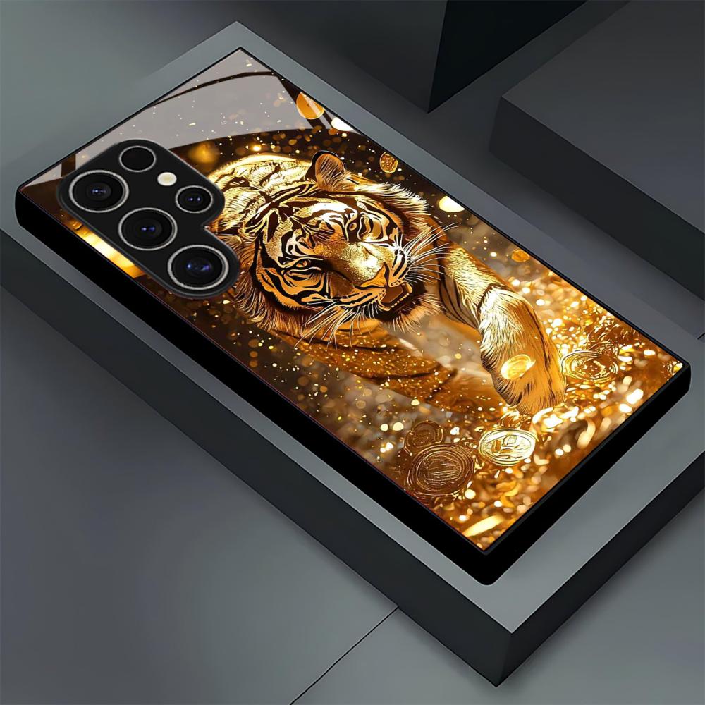 Tiger pattern glass Phone Case - Samsung Galaxy S24 评论和价格