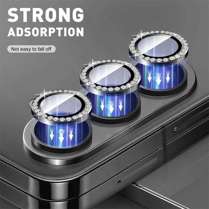 3D Rhinestone Sparkling 9H Len - Tempered Glass Screen 9H 评论和价格